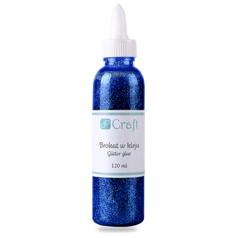 Kleber Glitter 120ml Dunkelblau