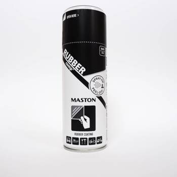 Maston Gummi spray - schwarz satiniert - 400ml