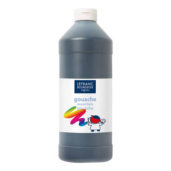 Plakatfarbe - schwarz - Lefranc Bourgeois - 1l