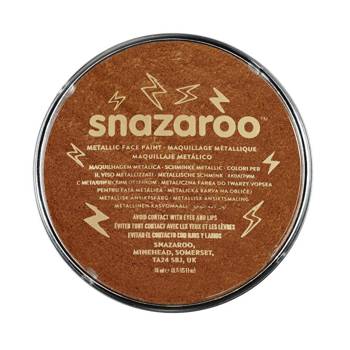 Snazaroo Metallic Kupfer Gesichts- und Körperfarbe