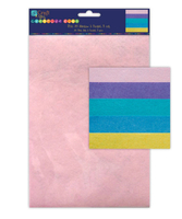 A4 polyester felt (Pastel set, 5 pcs.)