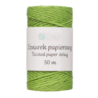 Twisted paper string - green 50 m