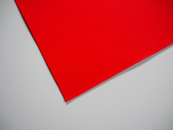 EVA-Schaumstoff rot 1mm - 50x50 cm