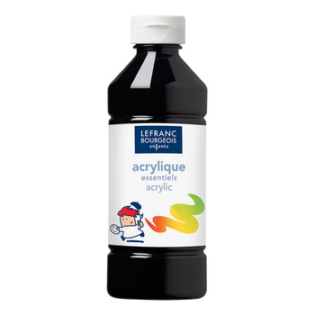 Acrylfarbe - schwarz - Lefranc Bourgeois- 500ml