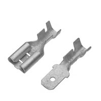 Male and female 4.8mm car connector