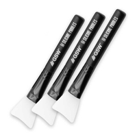 Black plastic spatulas for 3D printer