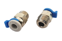 Pneumatic connector with protection for 3D printer