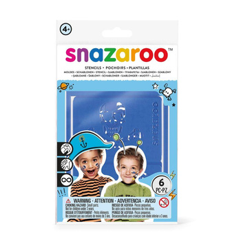 Gesichtsmalerei Schablonen Jungen 6pcs - Snazaroo