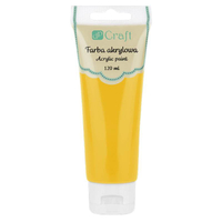 Acrylic paint - Dark yellow 120 ml