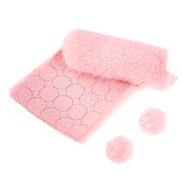 Fur on a roll 6cm x 2m pink
