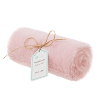 Plush fur 15cm x 1m pink