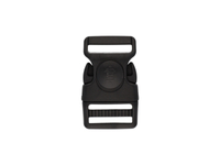 Plastic buckle with lock, 25 mm, 10 pcs