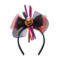 LED Halloween headband with tulle 19x23cm