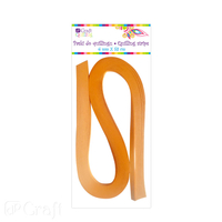 Pearl quilling strips - orange - 6mm