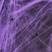 Halloween spider web - purple - 200g