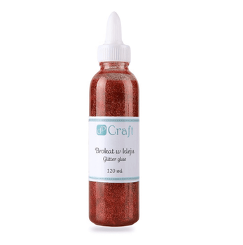 Kleber Glitter 120ml Rot