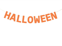 Halloween banner - orange - 2.5m