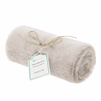 Plush fur 15cm x 1m beige