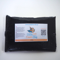 Foam Clay black 150g - Cosplay Craft