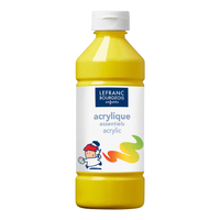 Acrylic paint - yellow- Lefranc Bourgeois- 500ml