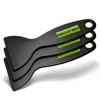 Black plastic spatulas for 3D printer