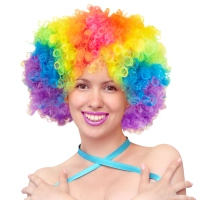 Perücke - Afro-Haar, gefärbt