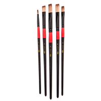 Set of flat brushes - 5 pieces