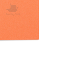 Orange EVA foam, 2 mm thick - 100x100 cm